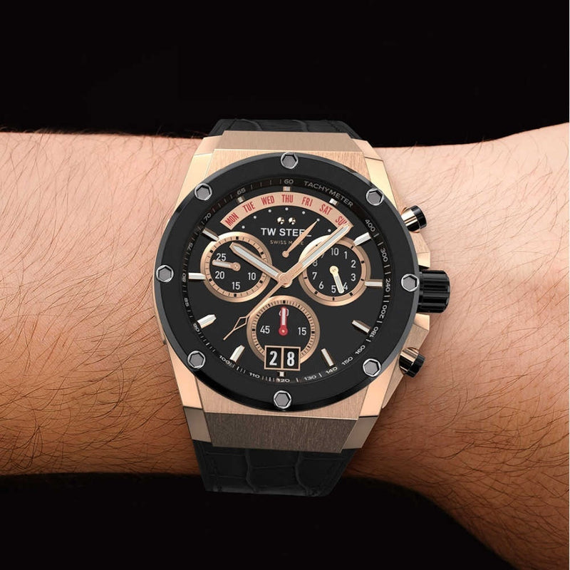 TW Steel Genesis Collection 44mm Chronograph Watch ACE113