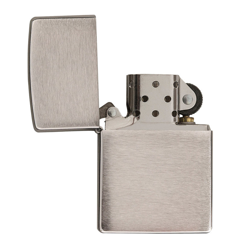 Zippo 200 Brushed Finish Chrome Lighter