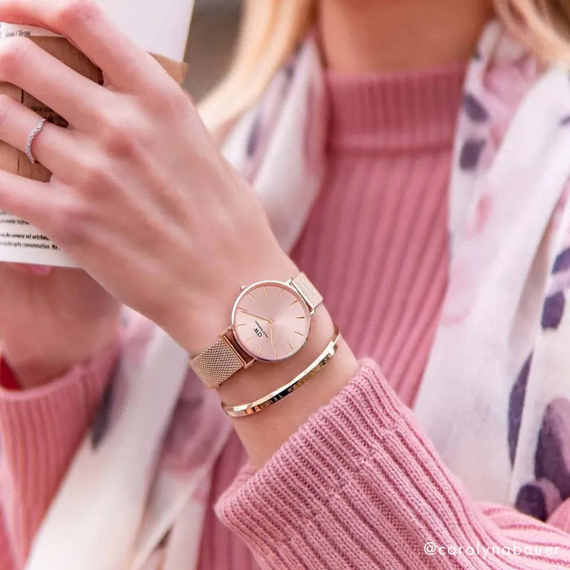 Daniel Wellington Pink Melrose Womens Watch DW00100368 Watch Direct