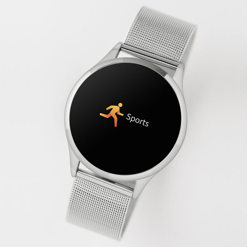 Reflex Active Series 4 Silver Mesh Smart Watch