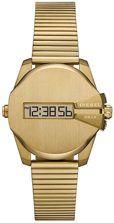 Diesel Baby Chief Digital Gold Stainless Steel Womens Watch DZ1961