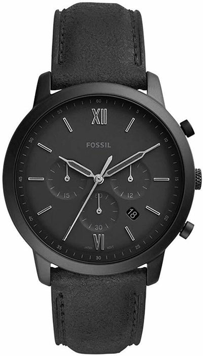 Fossil Neutra Analog Black Dial Mens Watch FS5503