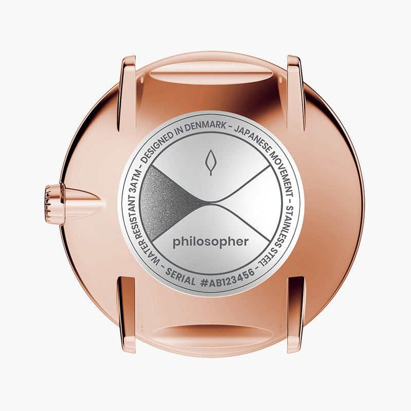 Nordgreen Women's Philosopher 36mm Rose Gold Watch PH36RG5LROXX