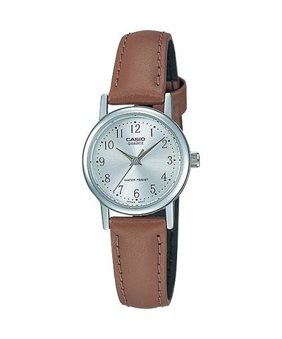 Casio Womens Leather Strap Watch Ltp-1095E-7B