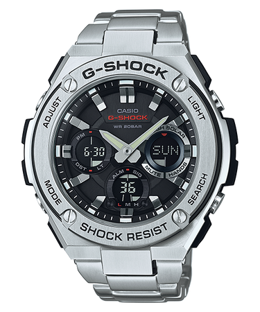 G Shock G Steel Solar Mens Watch GSTS110D 1A Watch Direct