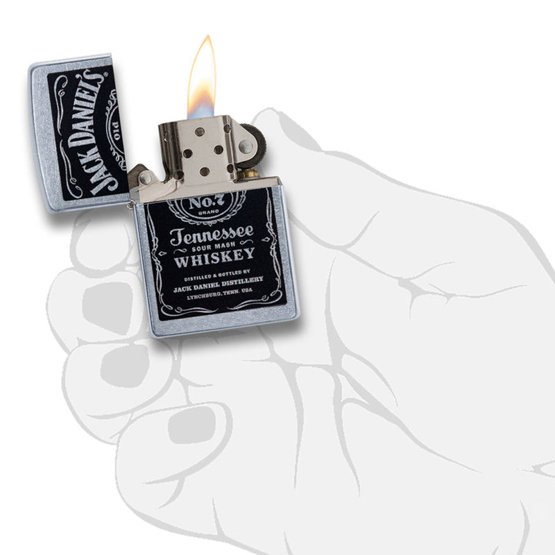 Zippo 24779 Jack Daniels Label Lighter