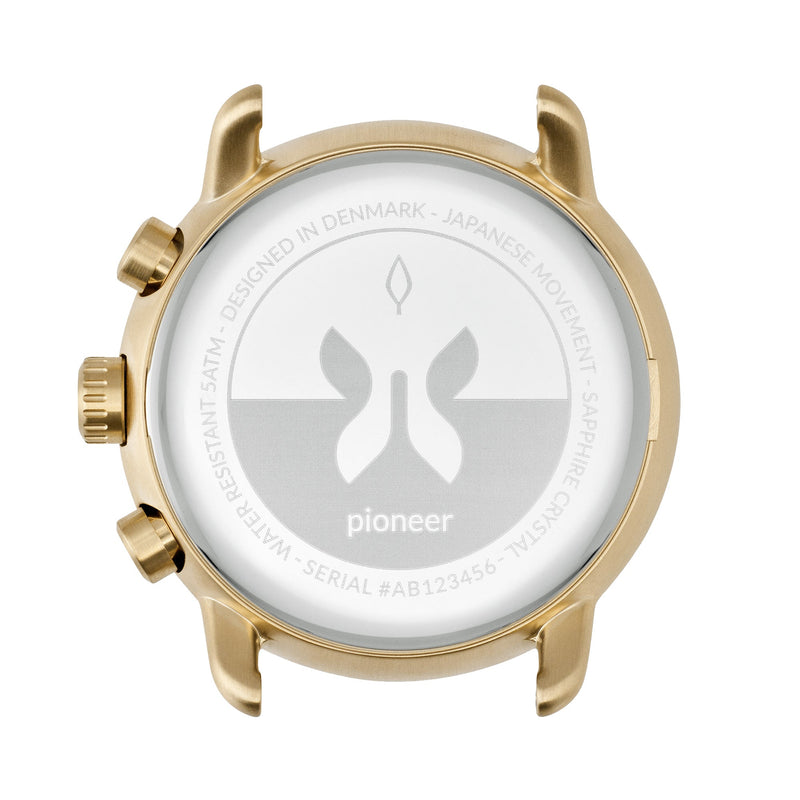 Nordgreen Pioneer 42mm Gold Watch PI42GO3LGOBL