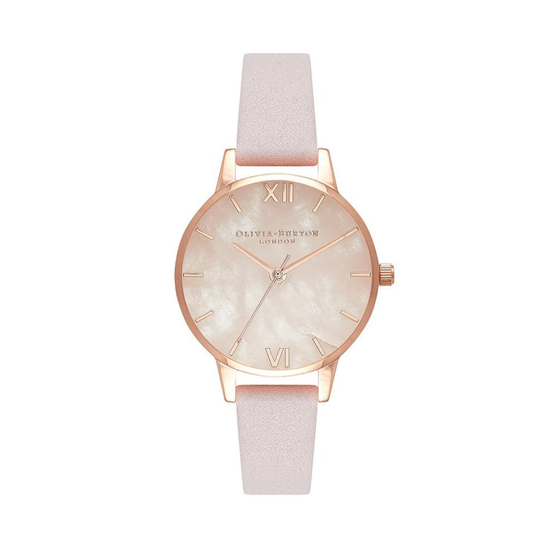 Olivia Burton Semi Precious Rose Gold Watch Gold Watch Direct