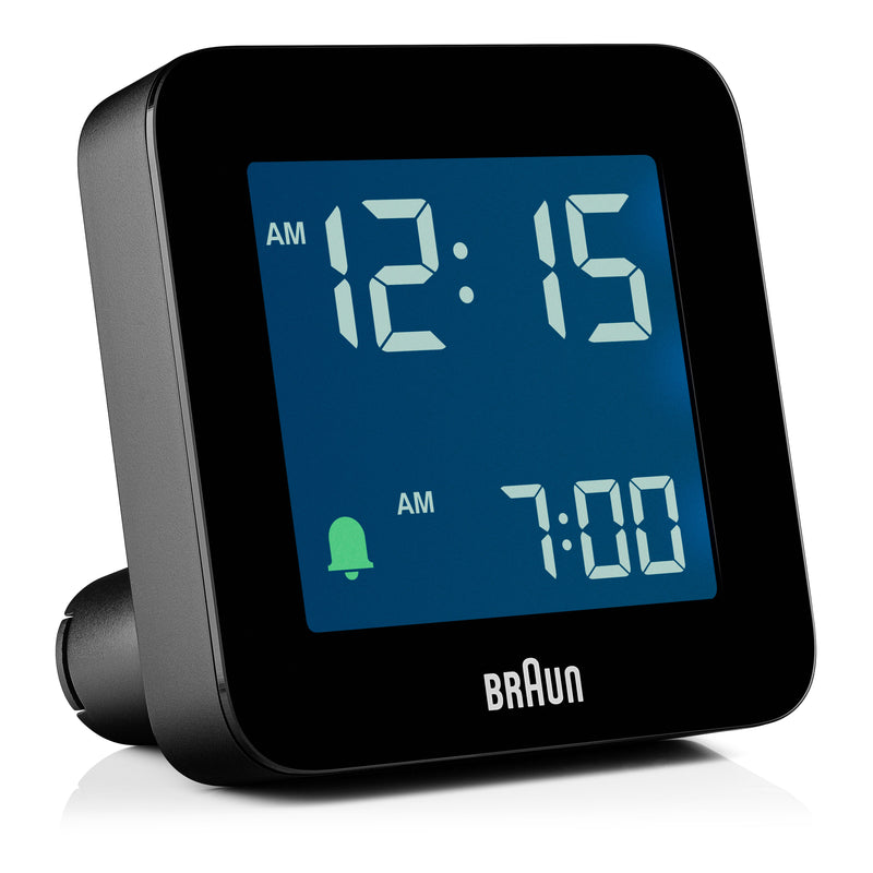 Braun Digital Alarm Clock Black BC09B
