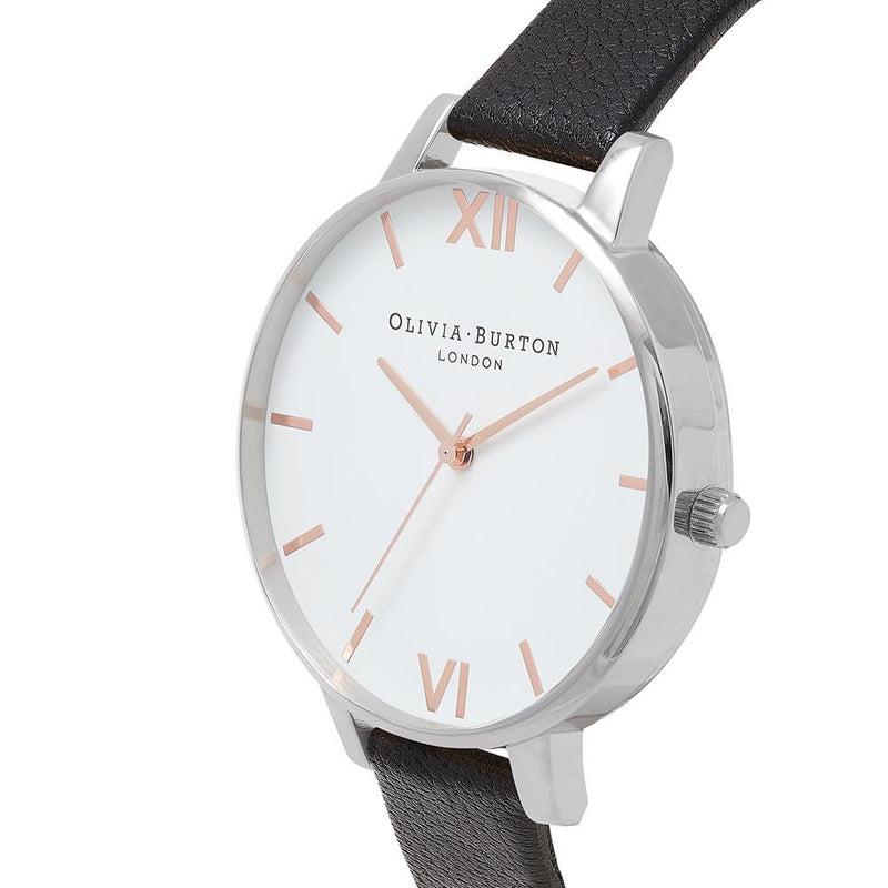 Olivia Burton White Dial Silver Watch - Silver