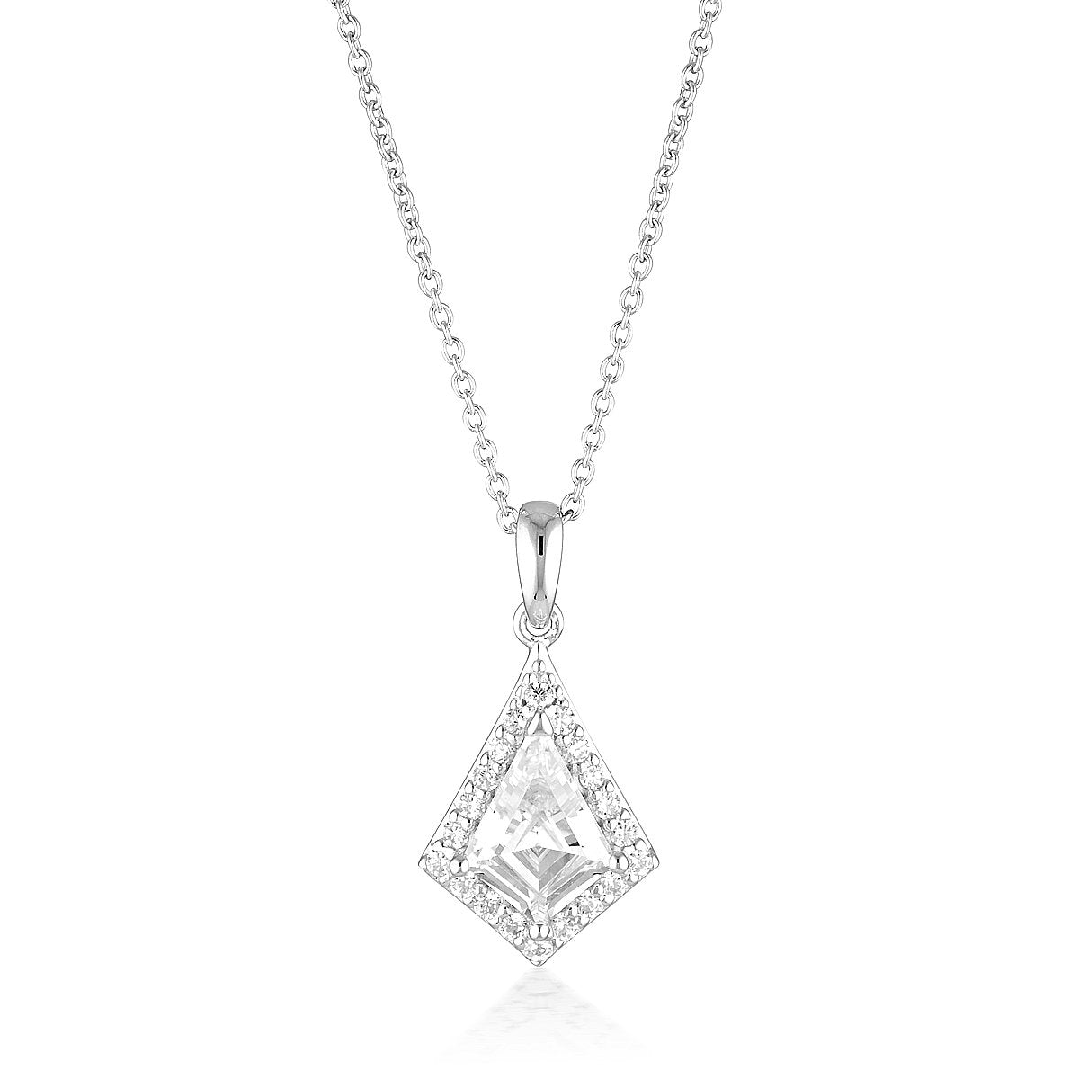 GEORGINI ROCK STAR SHIELD SILVER PENDANT