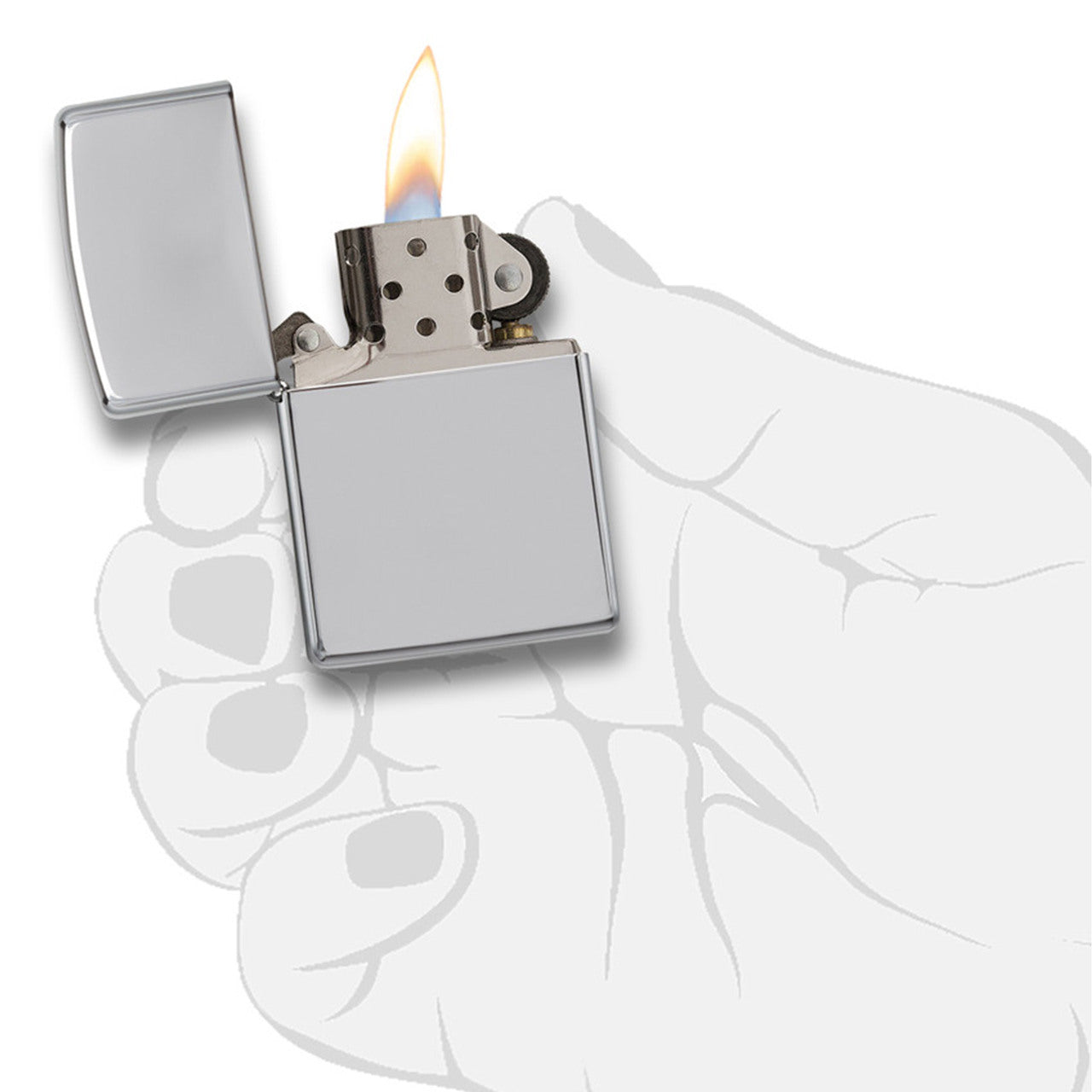 ZIPPO 250 High Polish Chrome Lighter