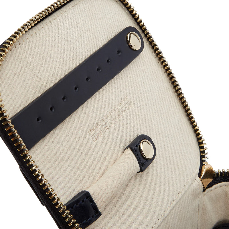Wolf Maria Zip Jewelry Cube Navy 766517