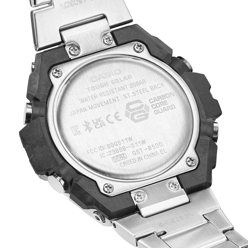 G-Shock Solar Stainless Steel Watch GSTB500D-1A