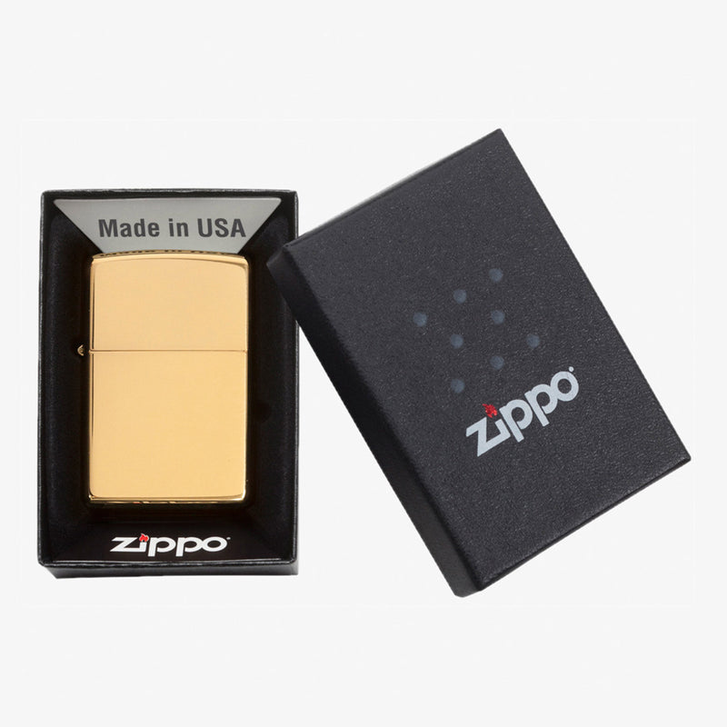 Zippo 254B High Polish Brass Lighter