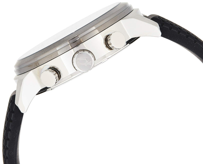 Police Bromo Black & Silver Silicone Watch PL.15657JSTU/02P