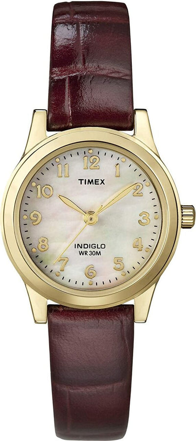 Timex Elevated Classic Brown Strap Women's Watch