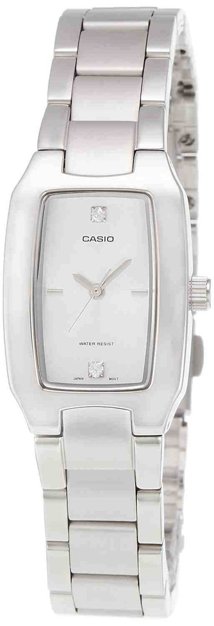 Casio Enticer Analog Silver Dial Womens Watch