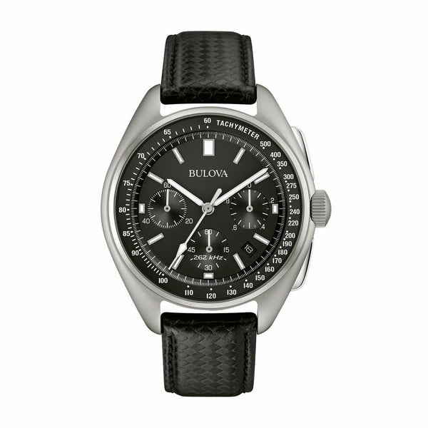 Bulova Special Edition Moon Apollo Lunar Pilot Chronograph Black Dial Mens Watch 96B251