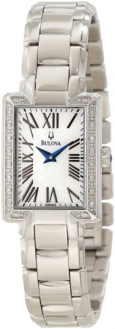 Bulova rectangular women's discount watch