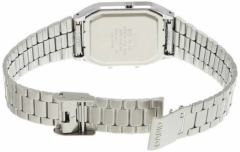 Casio Vintage Dual Time Alarm Quartz Analog Digital AQ230A-7DS