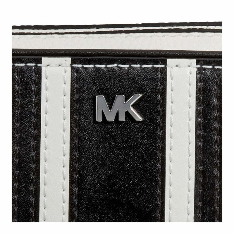 Michael Kors Small Tri-Color Logo Leather Camera Bag- Optic White/Black  32H8SF5M0L-089 192877148777 - Handbags, Logo - Jomashop