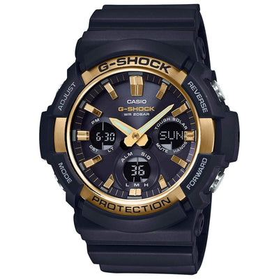 Casio G-Shock Tough Solar Shock Resistant Alarm GAS100G-1A Mens Watch