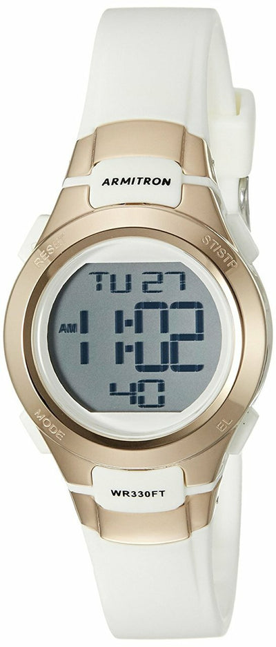 Armitron Womens 45/7012 Digital Chronograph Resin Strap Watch