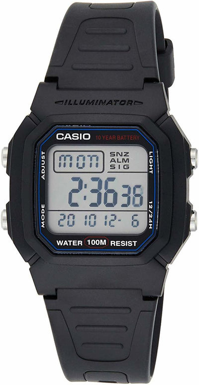 Casio Mens W800H-1Av "Classic" Sport Watch With Black Band