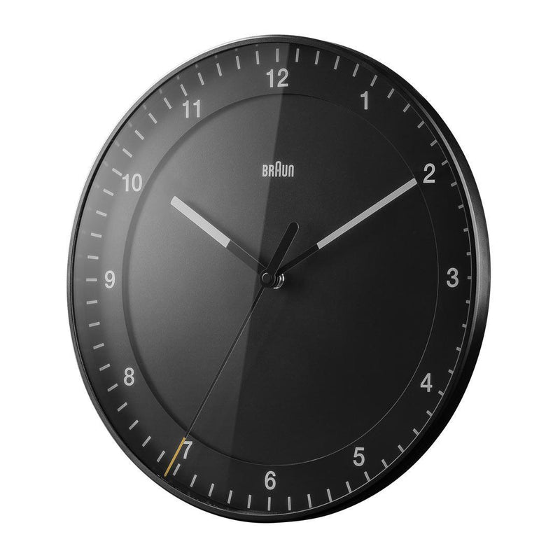 Braun Classic Analogue Wall Clock 30cm Black