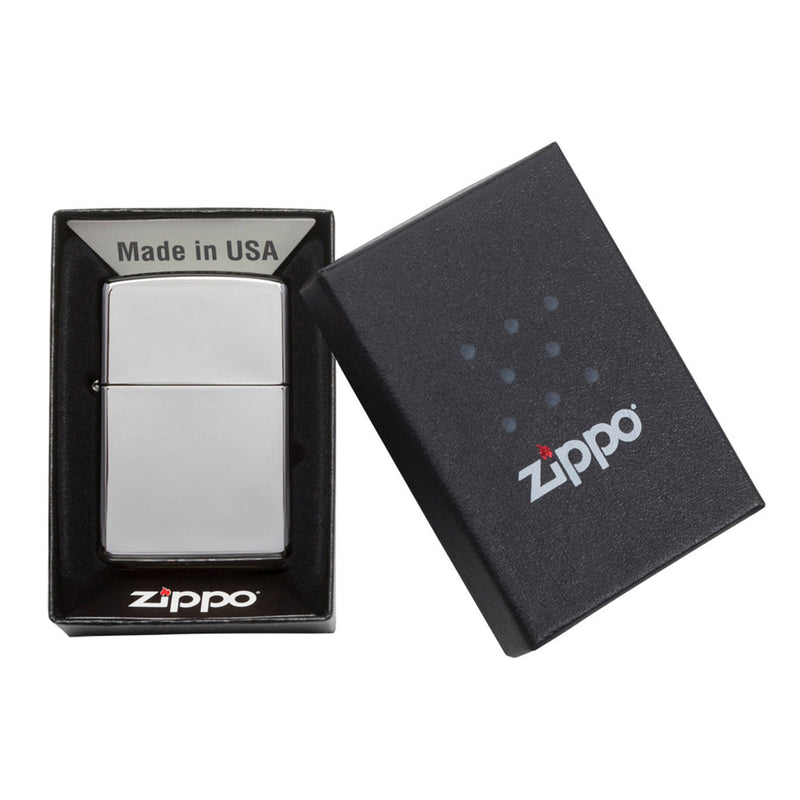 ZIPPO 250 High Polish Chrome Lighter