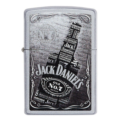 Zippo Jack Daniel's Satin Chrome Lighter