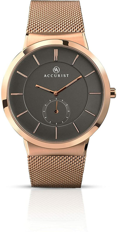Accurist Analogue Quartz with Stainless Steel Strap Mens Watch