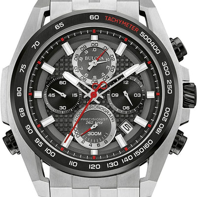 Bulova Precisionist Chronograph Mens Watch 98B270 Watch Direct