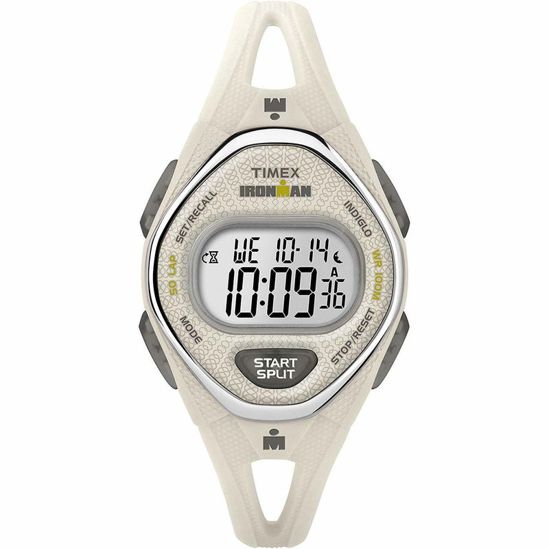 Timex Womens Mid Size Ironman Sleek 50 Silicone Strap Watch Watch Direct