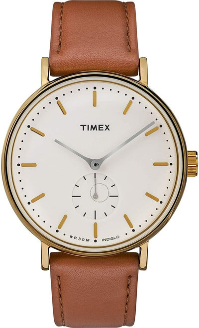 Timex Mens Southview Multifunction Brown Leather Strap Watch Tw2R37900