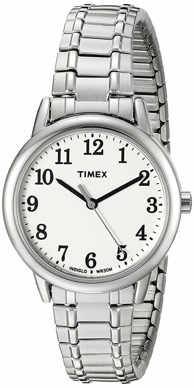 Timex women's easy reader online stainless steel bracelet watch