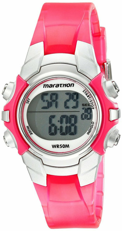 Timex T5K808M6 Marathon Digital Pink Sport Watch