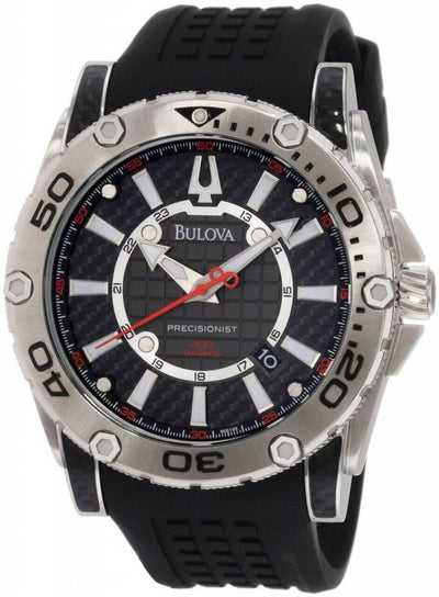 Bulova  Precisionist Champlain Rotating Bezel 96B155 -  Mens Watch