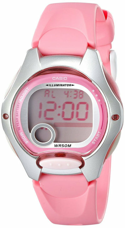 Casio Womens Lw200-4Bv Pink Resin Digital Watch
