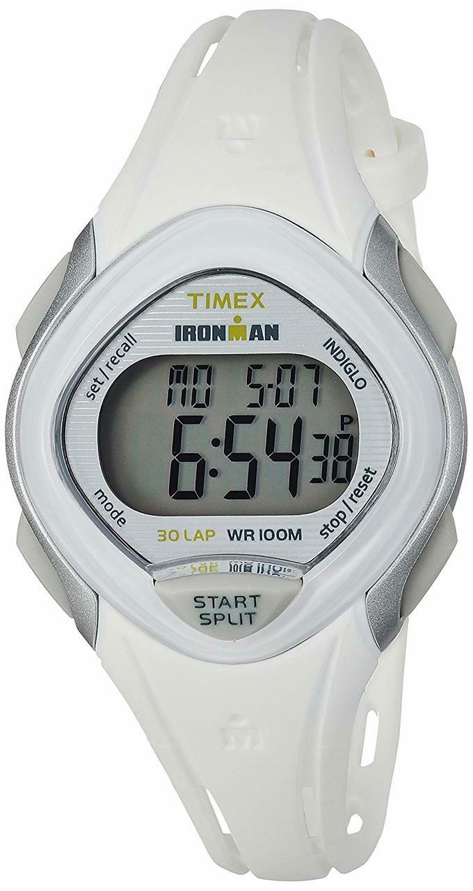 Timex Womens Mid-Size White Ironman Sleek 30 Resin Strap Watch