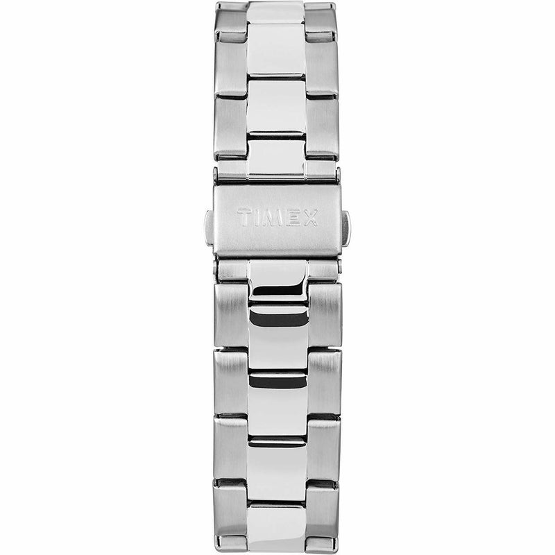 Timex Mens Tw2R64600 Harborside Silver-Tone/Black Stainless Steel Bracelet Watch