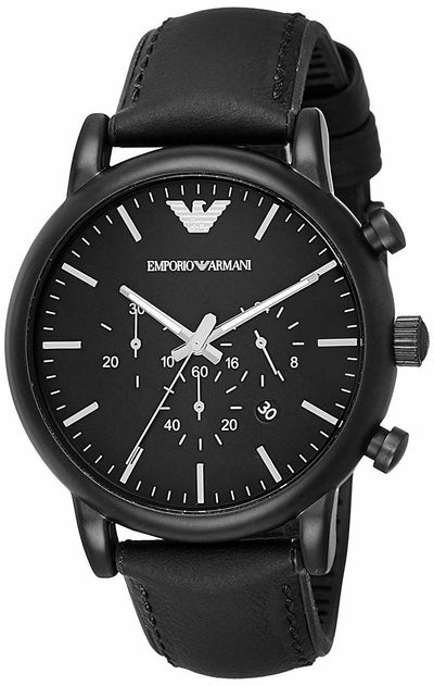 Emporio Armani Men's Black Chronograph Watch AR1970