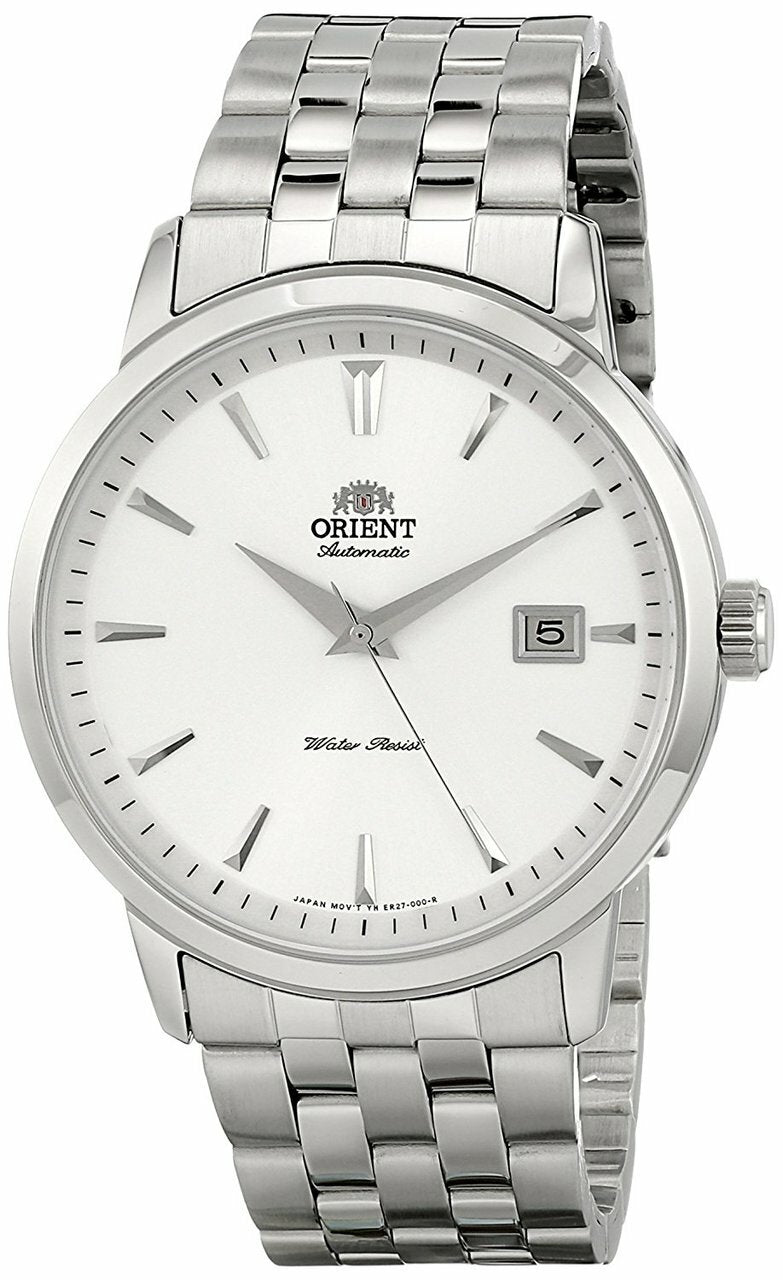 Orient Fer2700Aw0 Symphony Analog Display Japanese Automatic Silver-Tone Mens Watch