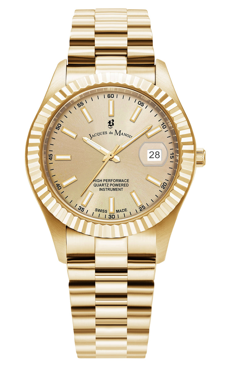 JDM Inspiration 40mm Automatic Gold Stainless Steel Strap Watch