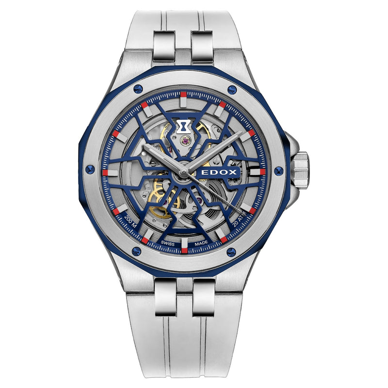 Edox Delfin The Original Mecano Automatic Men's Watch 85303357BUCABBUIRB