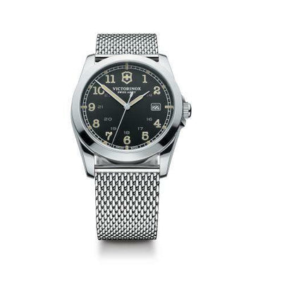 Victorinox Swiss Army Infantry Black Dial Steel Mens Watch Watch
