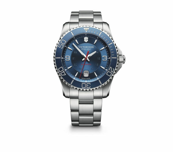 Victorinox Swiss Army Maverick Mechanical Blue Dial Mens Watch Watch Direct
