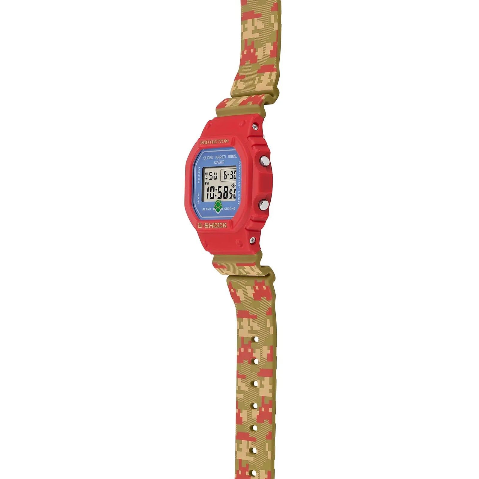 G-Shock Super Mario Bros Light Purple Face Watch DW5600SMB