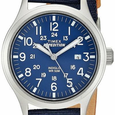 Timex expedition blue face top